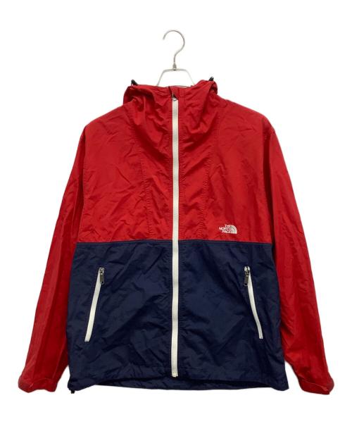 THE NORTH FACE（ザ ノース フェイス）THE NORTH FACE (ザ ノース フェイス) コンパクトジャケット レッド×ネイビー サイズ:Ｌの古着・服飾アイテム