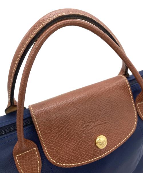 LONGCHAMP（ロンシャン）LONGCHAMP (ロンシャン) ハンドバッグ ネイビーの古着・服飾アイテム