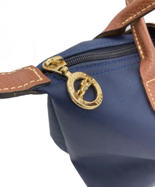 LONGCHAMP（ロンシャン）LONGCHAMP (ロンシャン) ハンドバッグ ネイビーの古着・服飾アイテム