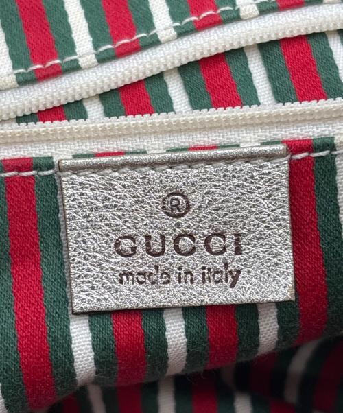 GUCCI（グッチ）GUCCI (グッチ) GGキャンバスハンドバッグ ベージュの古着・服飾アイテム