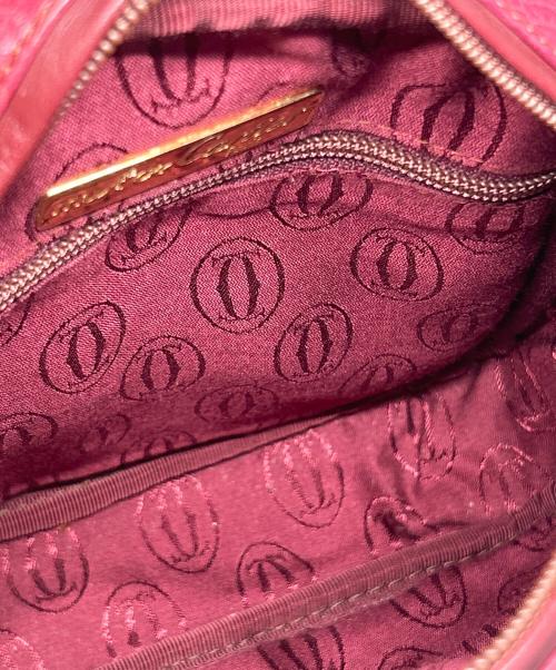 Cartier（カルティエ）Cartier (カルティエ) ショルダーバッグ レッドの古着・服飾アイテム