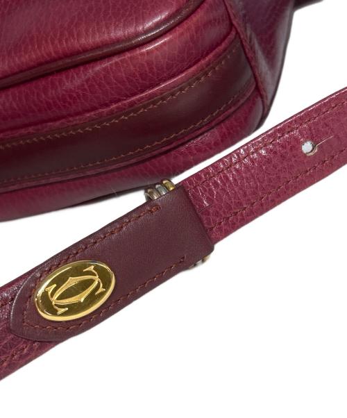 Cartier（カルティエ）Cartier (カルティエ) ショルダーバッグ レッドの古着・服飾アイテム