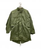 oaxacaオアハカ）の古着「ミリタリーコート」｜オリーブ