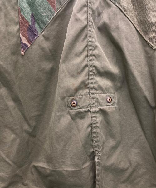 oaxaca（オアハカ）oaxaca (オアハカ) ミリタリーコート オリーブ サイズ:SIZE 不明の古着・服飾アイテム