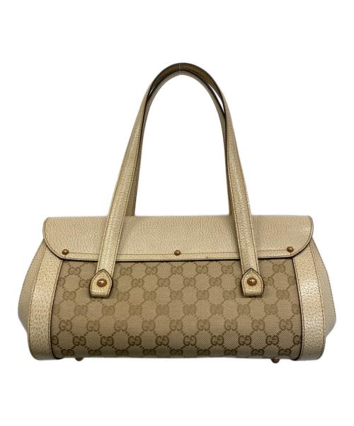 GUCCI（グッチ）GUCCI (グッチ) ハンドバッグ ベージュの古着・服飾アイテム