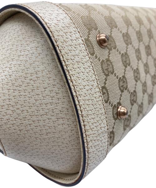 GUCCI（グッチ）GUCCI (グッチ) ハンドバッグ ベージュの古着・服飾アイテム