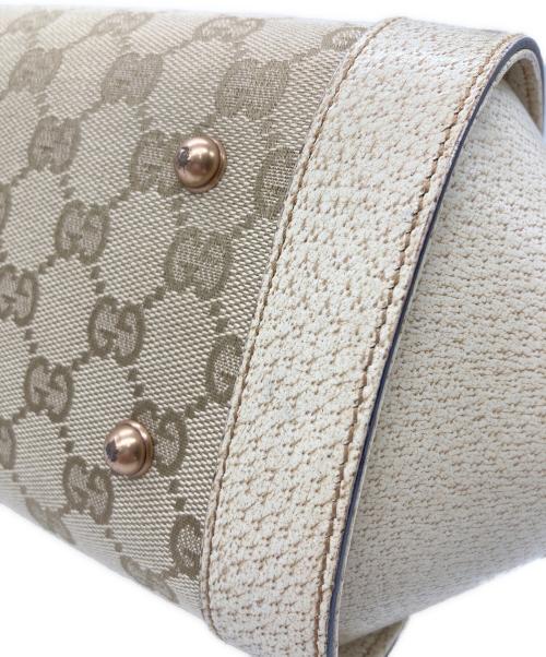 GUCCI（グッチ）GUCCI (グッチ) ハンドバッグ ベージュの古着・服飾アイテム