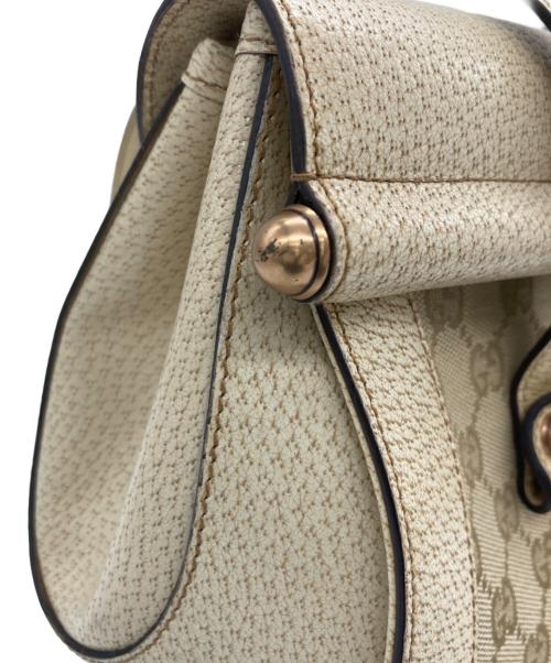 GUCCI（グッチ）GUCCI (グッチ) ハンドバッグ ベージュの古着・服飾アイテム