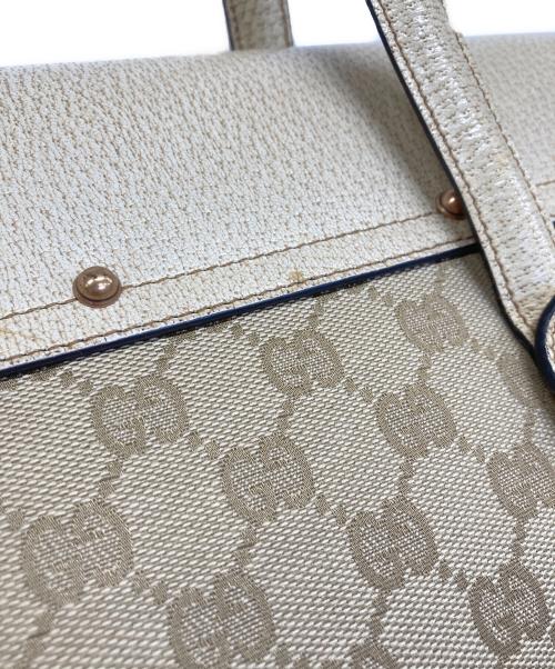 GUCCI（グッチ）GUCCI (グッチ) ハンドバッグ ベージュの古着・服飾アイテム