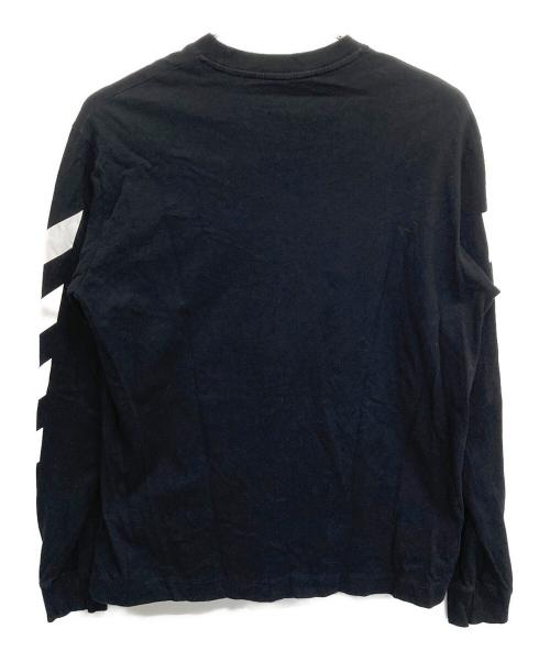 OFFWHITE（オフホワイト）OFFWHITE (オフホワイト) 長袖Tシャツ ブラック サイズ:SIZE Mの古着・服飾アイテム