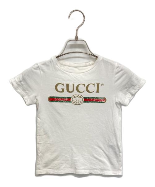 GUCCI（グッチ）GUCCI (グッチ) 半袖Tシャツ ホワイト サイズ:110cmの古着・服飾アイテム