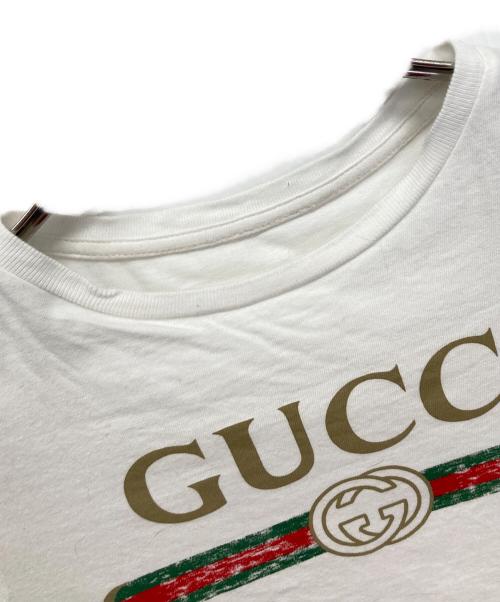 GUCCI（グッチ）GUCCI (グッチ) 半袖Tシャツ ホワイト サイズ:110cmの古着・服飾アイテム