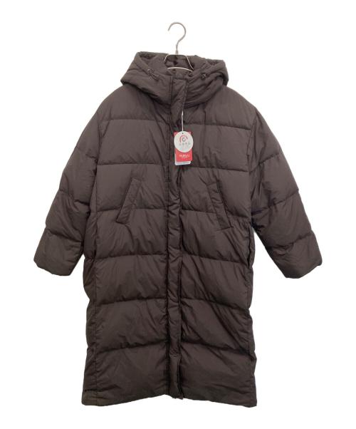 mukuu（ムク）mukuu (ムク) ダウンコート ブラウン サイズ:Sの古着・服飾アイテム