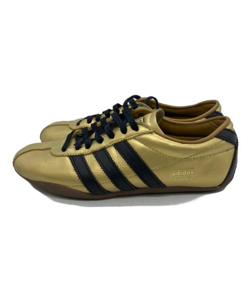 adidas Originals（アディダスオリジナル）adidas Originals (アディダスオリジナル) ローカットスニーカー ブラック×ゴールド サイズ:SIZE22の古着・服飾アイテム