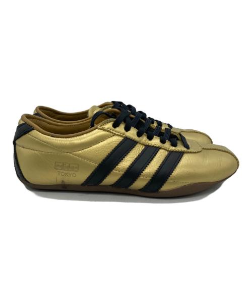 adidas Originals（アディダスオリジナル）adidas Originals (アディダスオリジナル) ローカットスニーカー ブラック×ゴールド サイズ:SIZE22の古着・服飾アイテム