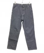 CarHarttカーハート）の古着「ペインターパンツ」｜ネイビー×ホワイト