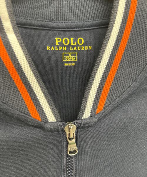POLO RALPH LAUREN（ポロ・ラルフローレン）POLO RALPH LAUREN (ポロ・ラルフローレン) ブルゾン ネイビー サイズ:ｓの古着・服飾アイテム