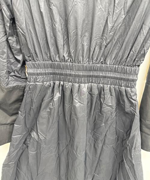 MONCLER（モンクレール）MONCLER (モンクレール) ハーフジップナイロンワンピース ブラック サイズ:SIZE 40の古着・服飾アイテム