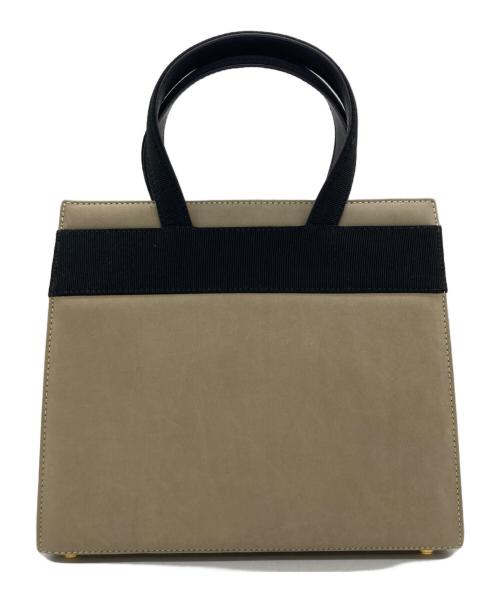 Salvatore Ferragamo（サルヴァトーレ フェラガモ）Salvatore Ferragamo (サルヴァトーレ フェラガモ) 2WAYショルダーバッグ ベージュ×ブラックの古着・服飾アイテム