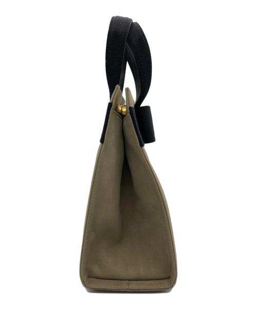 Salvatore Ferragamo（サルヴァトーレ フェラガモ）Salvatore Ferragamo (サルヴァトーレ フェラガモ) 2WAYショルダーバッグ ベージュ×ブラックの古着・服飾アイテム