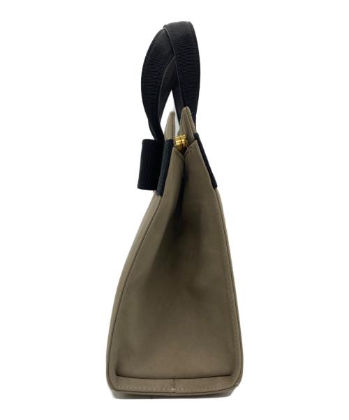 Salvatore Ferragamo（サルヴァトーレ フェラガモ）Salvatore Ferragamo (サルヴァトーレ フェラガモ) 2WAYショルダーバッグ ベージュ×ブラックの古着・服飾アイテム