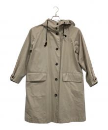 MARGARET HOWELL（マーガレットハウエル）の古着「フーデッドコート」｜ベージュ