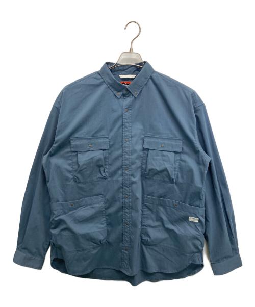 NANGA（ナンガ）NANGA (ナンガ) 長袖シャツ ブルー サイズ:Lの古着・服飾アイテム