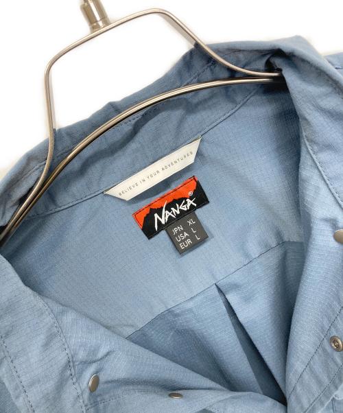 NANGA（ナンガ）NANGA (ナンガ) 長袖シャツ ブルー サイズ:Lの古着・服飾アイテム