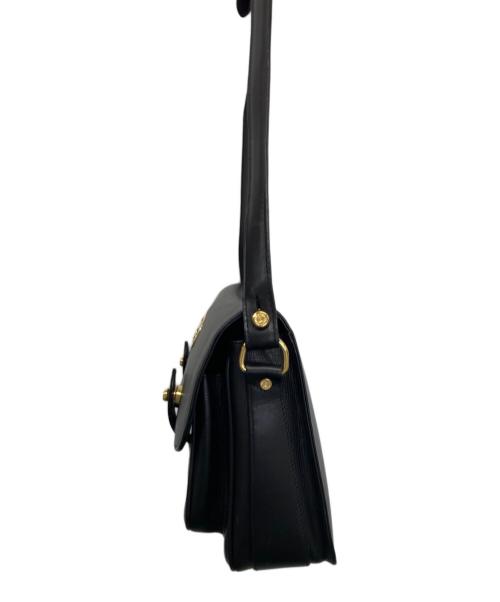 HUNTING WORLD（ハンティングワールド）HUNTING WORLD (ハンティングワールド) ショルダーバッグ ブラックの古着・服飾アイテム