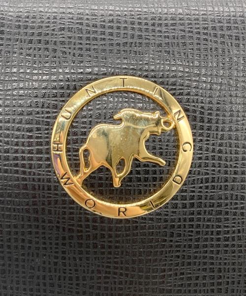 HUNTING WORLD（ハンティングワールド）HUNTING WORLD (ハンティングワールド) ショルダーバッグ ブラックの古着・服飾アイテム