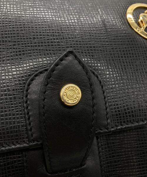 HUNTING WORLD（ハンティングワールド）HUNTING WORLD (ハンティングワールド) ショルダーバッグ ブラックの古着・服飾アイテム