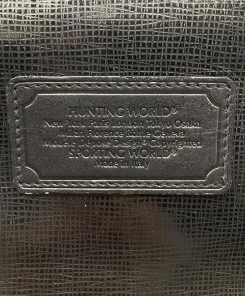 HUNTING WORLD（ハンティングワールド）HUNTING WORLD (ハンティングワールド) ショルダーバッグ ブラックの古着・服飾アイテム