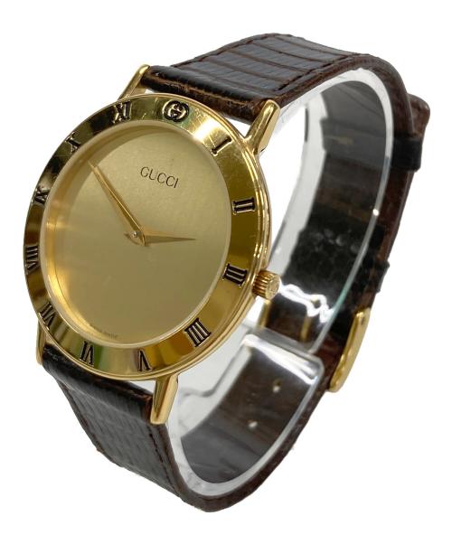 GUCCI（グッチ）GUCCI (グッチ) 腕時計 ゴールドカラーの古着・服飾アイテム