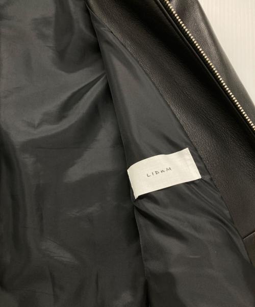 LIDnM（リドム）LIDnM (リドム) シングルライダースジャケット ブラック サイズ:SIZE Lの古着・服飾アイテム