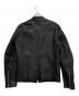 LIDnM (リドム) シングルライダースジャケット ブラック サイズ:SIZE L：8000円
