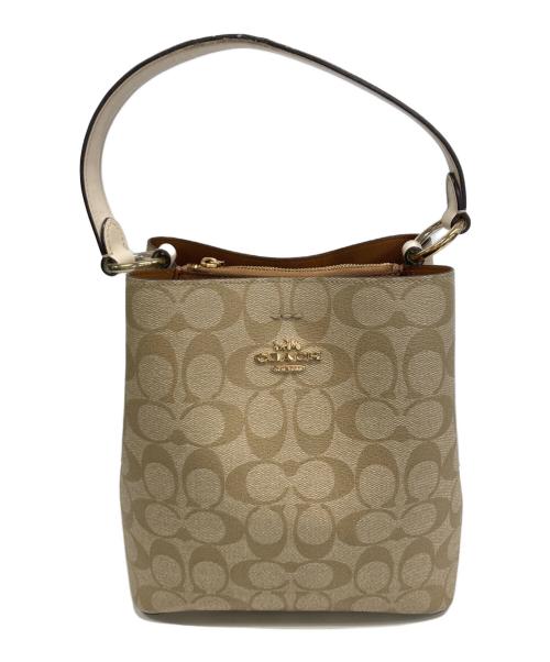 COACH（コーチ）COACH (コーチ) 2WAYバッグ ベージュの古着・服飾アイテム