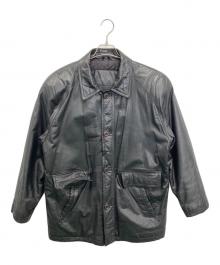 GETS（ゲッツ）の古着「レザージャケット」｜ブラック