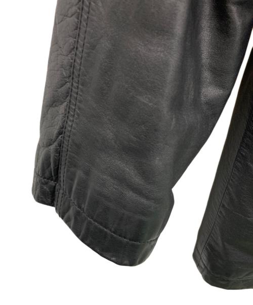 GETS（ゲッツ）GETS (ゲッツ) レザージャケット ブラック サイズ:Ｍの古着・服飾アイテム