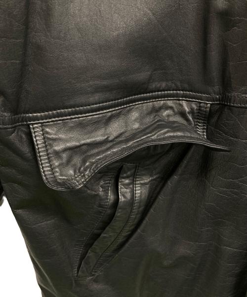 GETS（ゲッツ）GETS (ゲッツ) レザージャケット ブラック サイズ:Ｍの古着・服飾アイテム