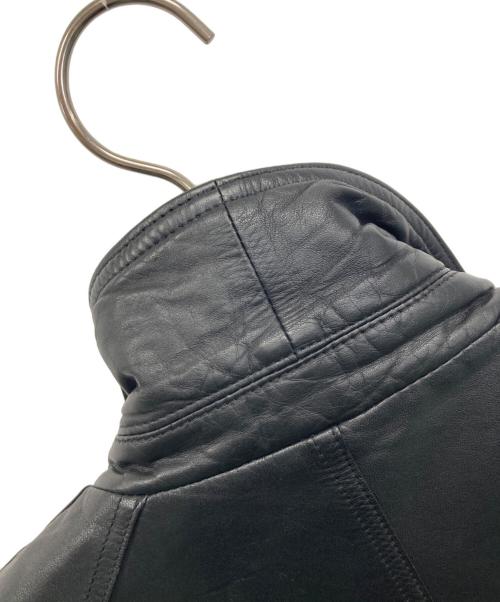 GETS（ゲッツ）GETS (ゲッツ) レザージャケット ブラック サイズ:Ｍの古着・服飾アイテム