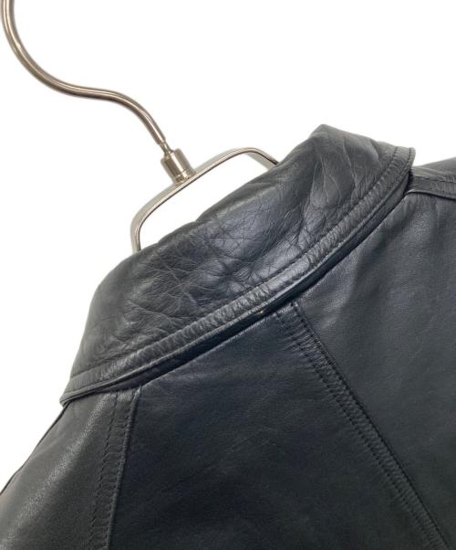 GETS（ゲッツ）GETS (ゲッツ) レザージャケット ブラック サイズ:Ｍの古着・服飾アイテム