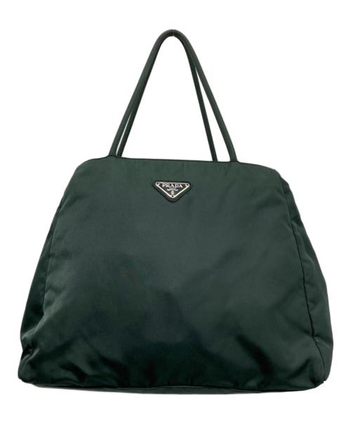 PRADA（プラダ）PRADA (プラダ) トートバッグ グリーンの古着・服飾アイテム