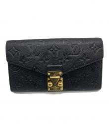 LOUIS VUITTON（ルイ ヴィトン）の古着「長財布」｜ブラック