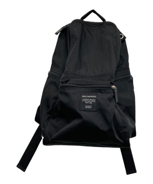 marimekko（マリメッコ）marimekko (マリメッコ) リュック ブラックの古着・服飾アイテム