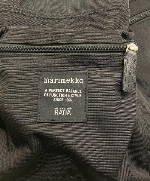 marimekko（マリメッコ）marimekko (マリメッコ) リュック ブラックの古着・服飾アイテム