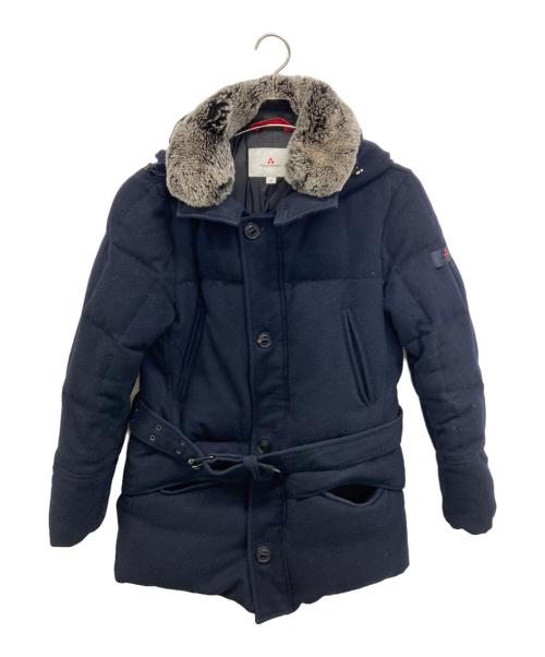 PEUTEREY（ピューテリー）PEUTEREY (ピューテリー) ダウンジャケット ネイビー サイズ:46の古着・服飾アイテム