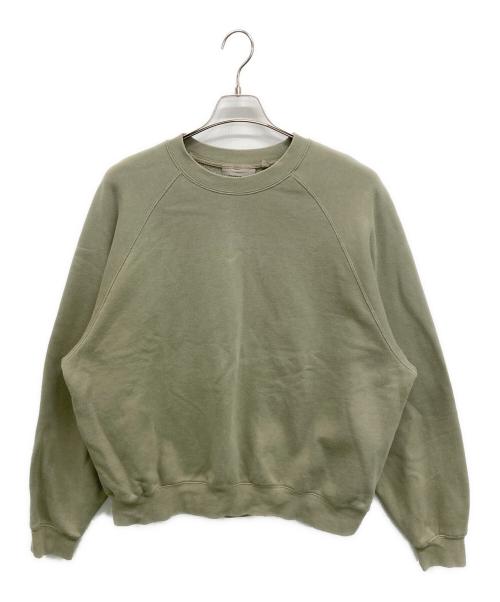 ESSENTIALS（エッセンシャルズ）ESSENTIALS (エッセンシャルズ) 裏起毛スウェット オリーブ サイズ:Sの古着・服飾アイテム