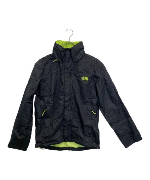 THE NORTH FACE（ザ ノース フェイス）THE NORTH FACE (ザ ノース フェイス) RESOLVE JACKET ブラック×ライトグリーン サイズ:Sの古着・服飾アイテム