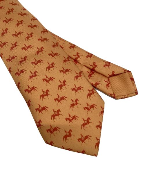 HERMES（エルメス）HERMES (エルメス) ネクタイ オレンジ サイズ:-の古着・服飾アイテム