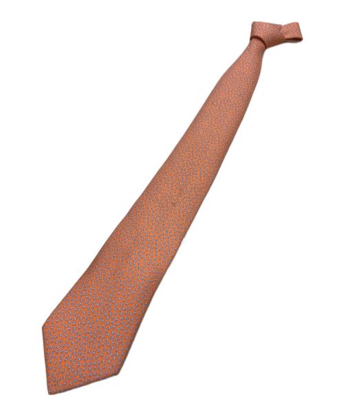 HERMES（エルメス）HERMES (エルメス) ネクタイ オレンジ サイズ:-の古着・服飾アイテム